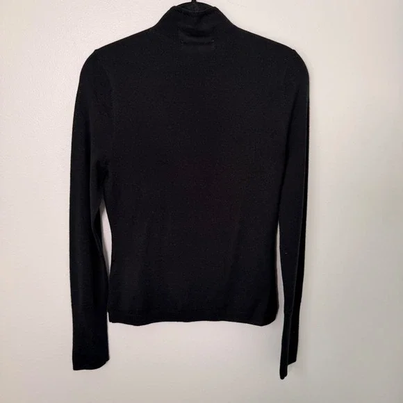 Abercrombie & Fitch 100% Merino Wool Fine Knit Mock Neck Sweater Small Capsule - Picture 11 of 12